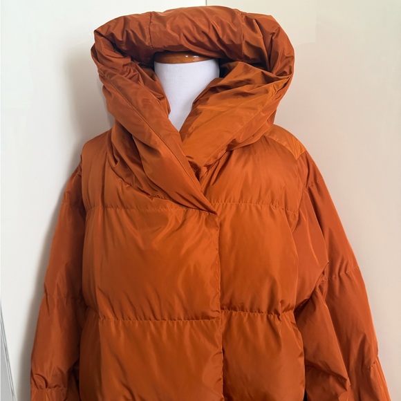 NWOT Calia Long Puffer Jacket in Hammered Copper sz XXL - Picture 3 of 9